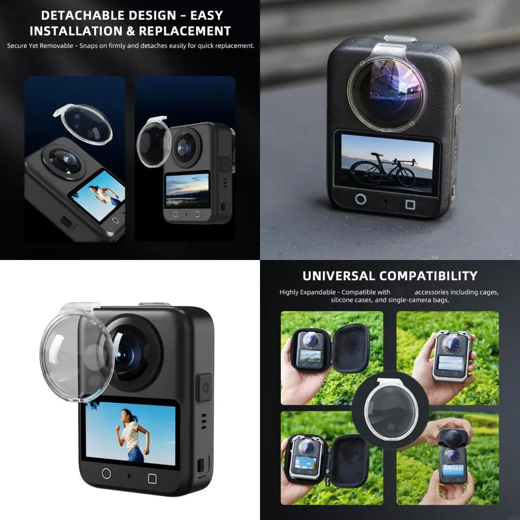 G99B Professional Camera Shatterproof Lens Shield for 360 Harsh Environment