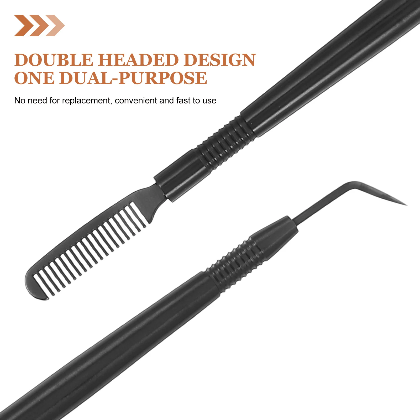 

Stainless Steel Eyelash Rod Grafting Tool Lash Lift Equipment For Salon Use Ergonomic Anti-Slip Handle Fine Comb Head Durable