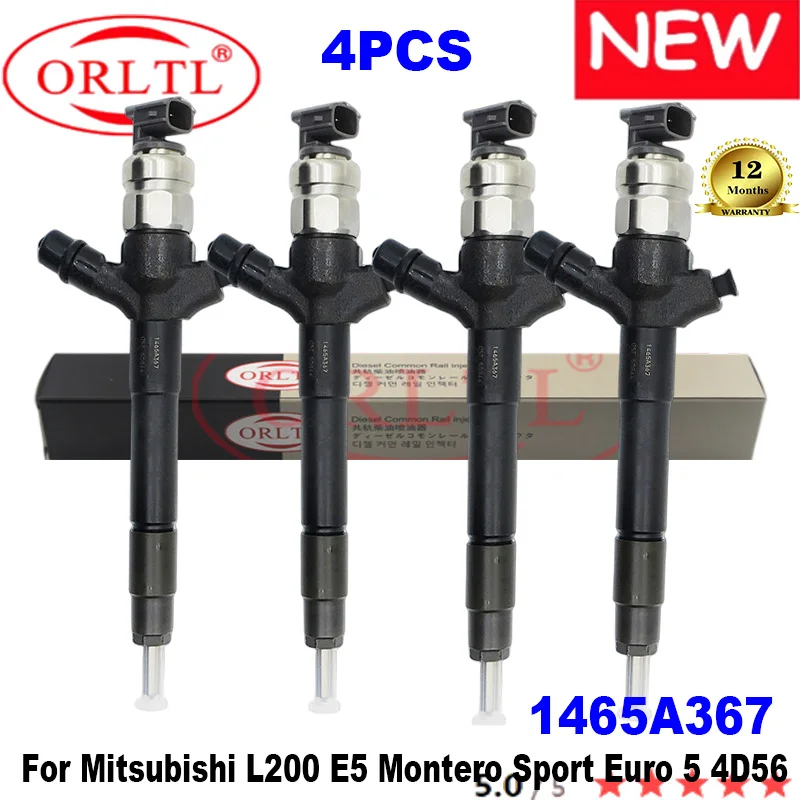 

4PCS 1465A367 295050-0890 NEW Original Fuel Injection 2950500890 295050 0890 for Mitsubishi L200 Montero Sport Euro 5 4D56