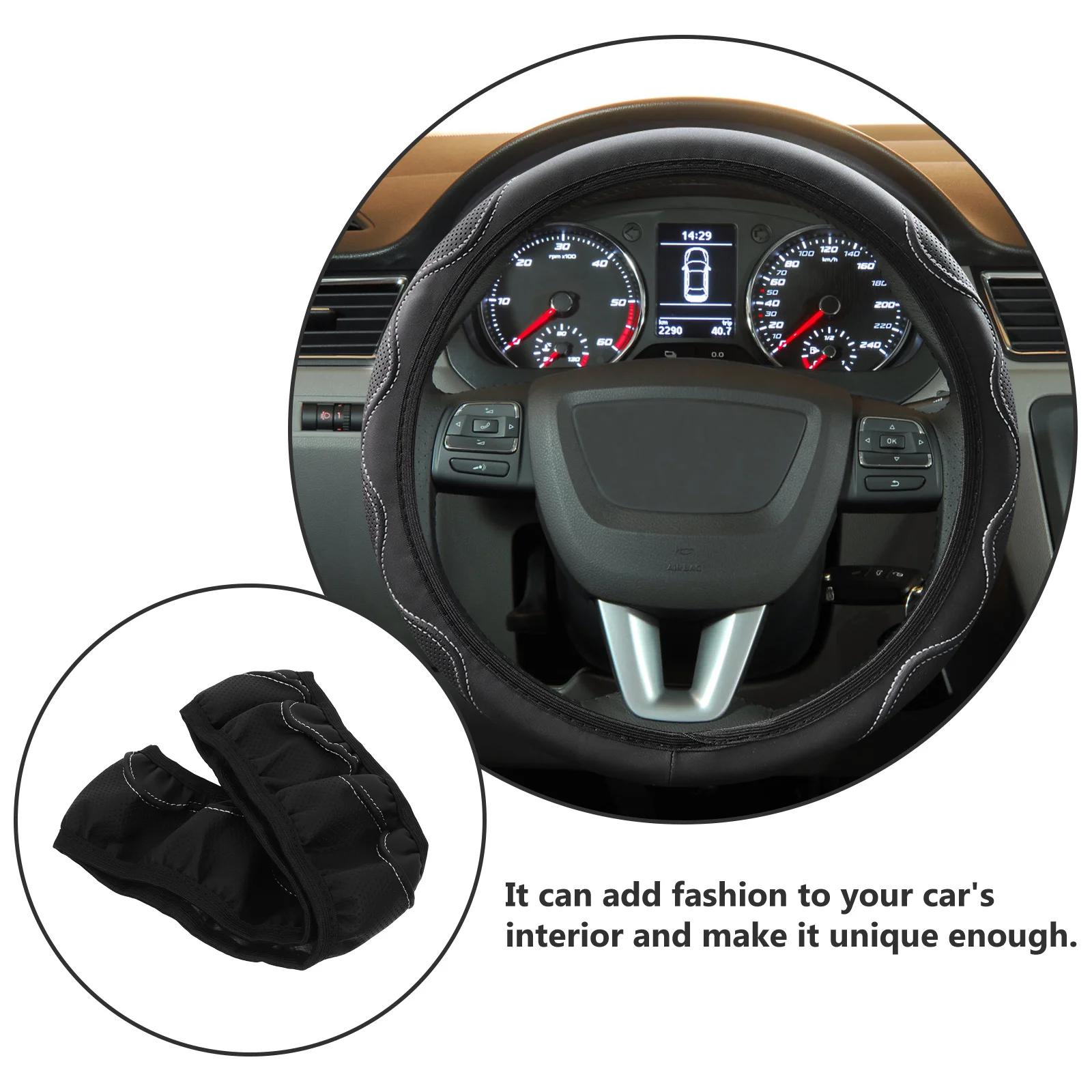 

Steering Wheel Cover Car Protector Antislip Driving Covers for Vehicle Wheels Universal Protective Accesories Skid