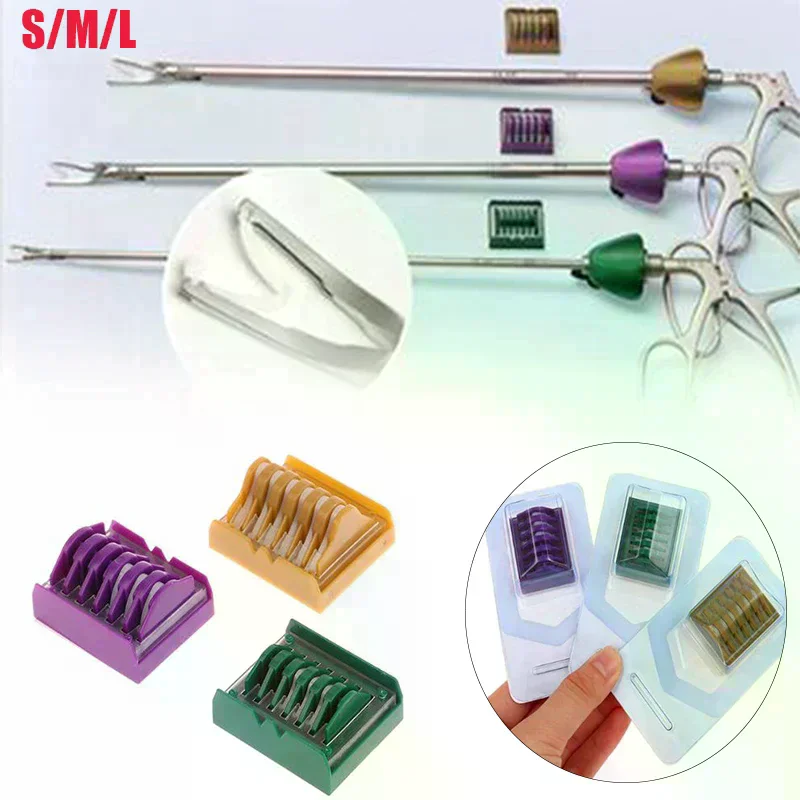 S/M/L Medical Plastic Laparoscopic Polymer Ligation Clips Hemolok Clips Endoscopy Surgery Surgical Vascular Clips Medical Tools