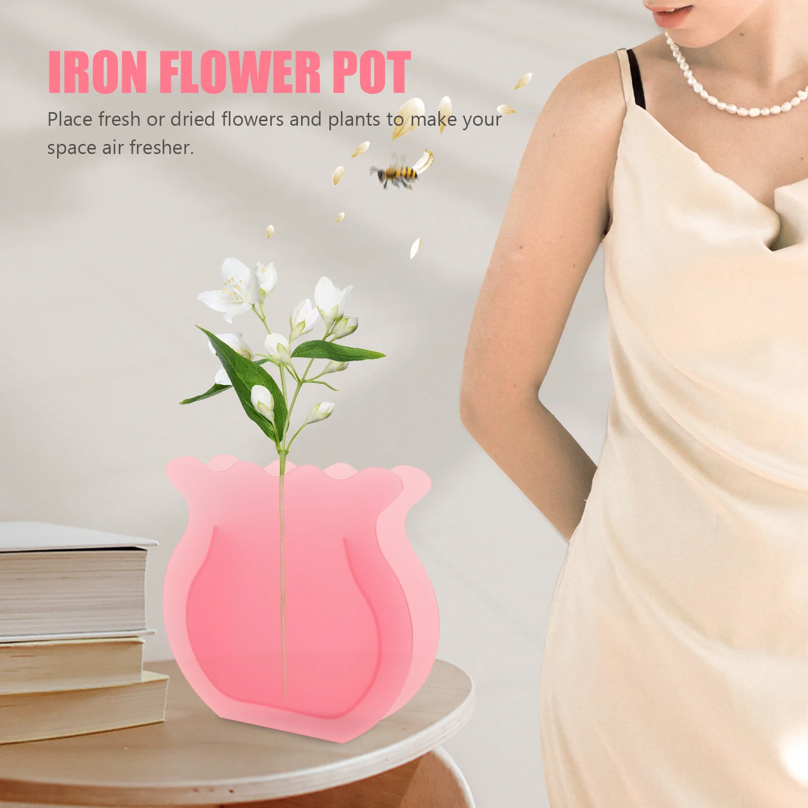 

Fish Tank Flower Pot Decorative Holder For Vase Decor Home Office Desk Shelf Table Decor Living Delicate Flower Holder Room