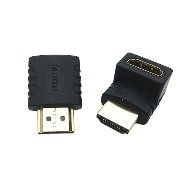 10pcs HDMI 270 degree right angle elbow adapter HDMI terminal HDMI male to female HDMI elbow adapter Electronics Stocks