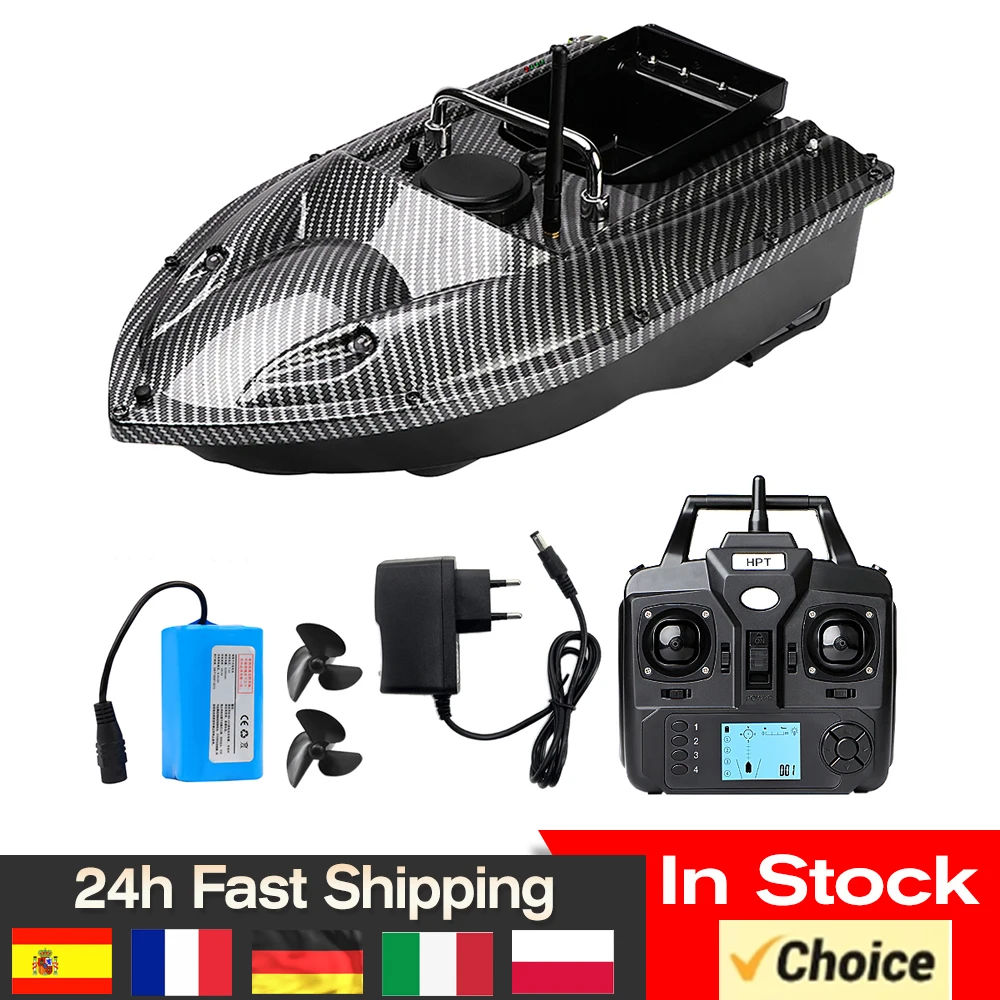 GPS Fishing Bait Boat with Single Bait Containers Automatic Bait Boat with Remote Control fishing equipment fishing accessories