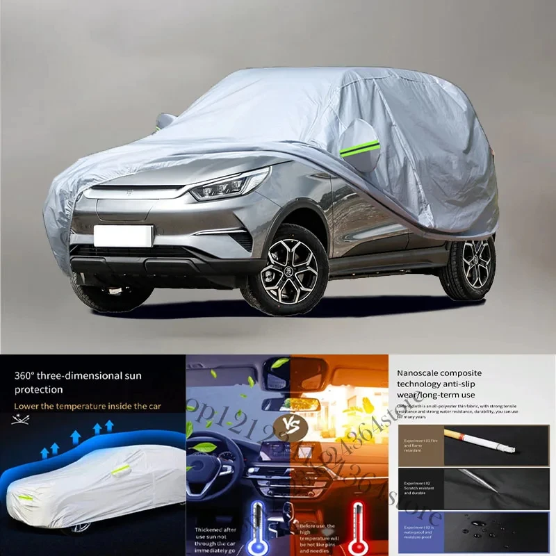 

ForBYD-Yuan-pro Auto Anti snow Anti dust Anti-uv Anti peeling paint And Anti Rainwater 210t car cover Car cover protection