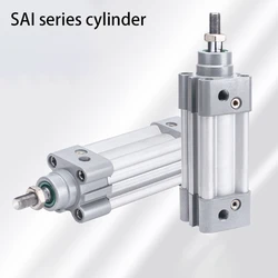 Airtac Type standard cylinder Air Cylinder SAI 32 40 Series Standard Double Acting Pneumatic Cylinder SAI32 SAI40-25 50 75 100
