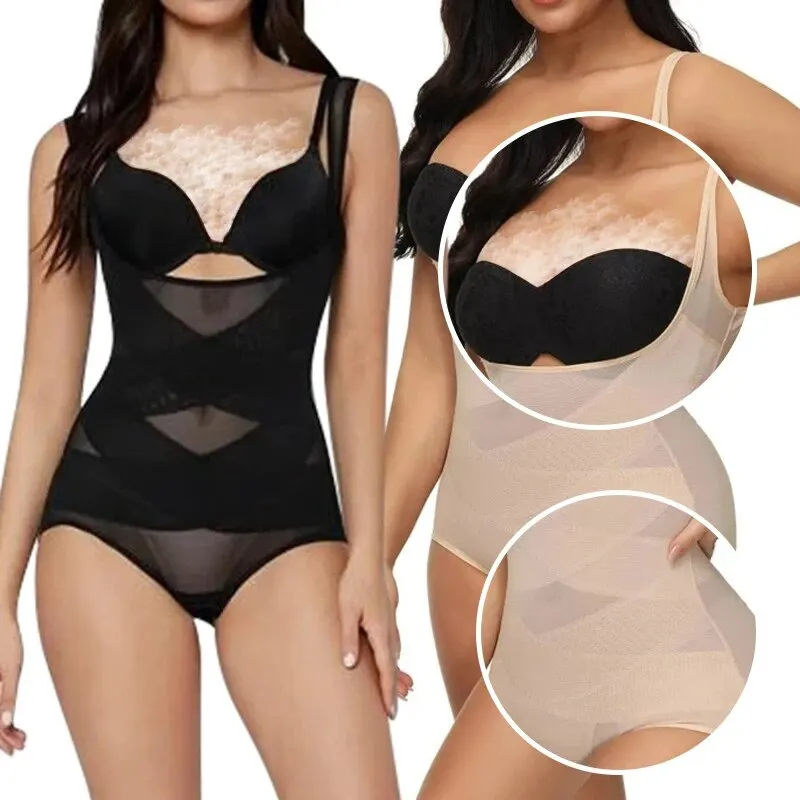 Breathable Shape-Shaping One-Piece Tummy Tum Shaper Hip Lifter Corset Thigh Slimmer Waist Trainer Slimming Underwear