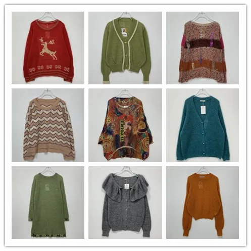 

Винтажный милый легкий свободный свитер из морского шелка для девочек, мягкий вязаный свитер Sle Forest System Long Sve round Ne для женщин