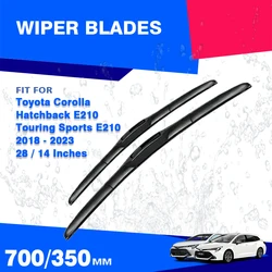 Front Windshield Wiper Blades For Toyota Corolla E210 2018 - 2023 Hatchback Touring Sports Hybrid Windscreen Accessories 2021