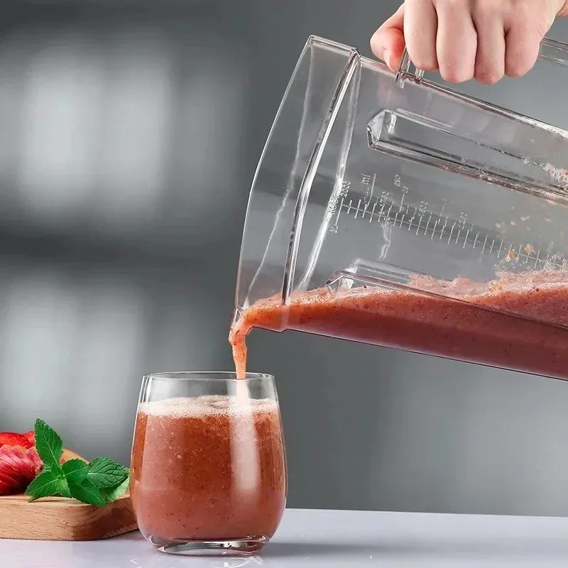 2L Capacity Blender Spare Compatible for Blender Replacement Part Transparent for SILVER CREST Blender Spare Jug