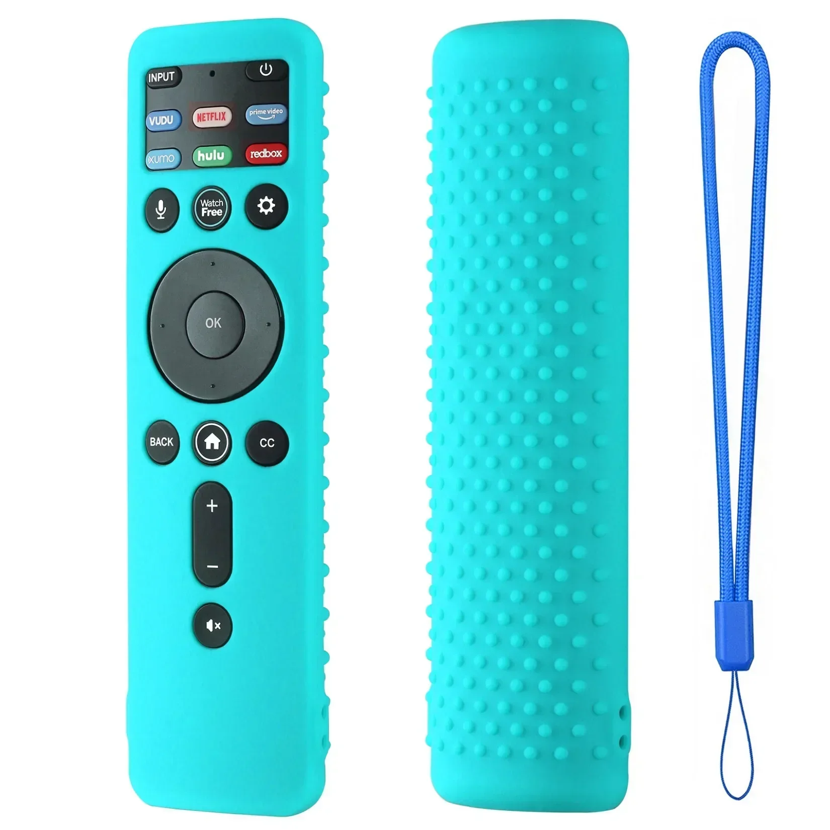 Silicone remote control case anti-slip protective cover, shockproof protective cover suitable for VIZIO XRT-260 remote control