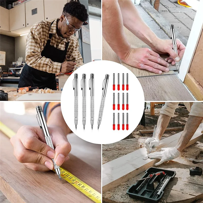 GOOD-ทังสเตนคาร์ไบด์ Scriber,อลูมิเนียมคาร์ไบด์ Scriber ปากกาแม่เหล็ก,แกะสลักปากกาแกะสลักพร้อมคลิป Scribe เครื่องมือ