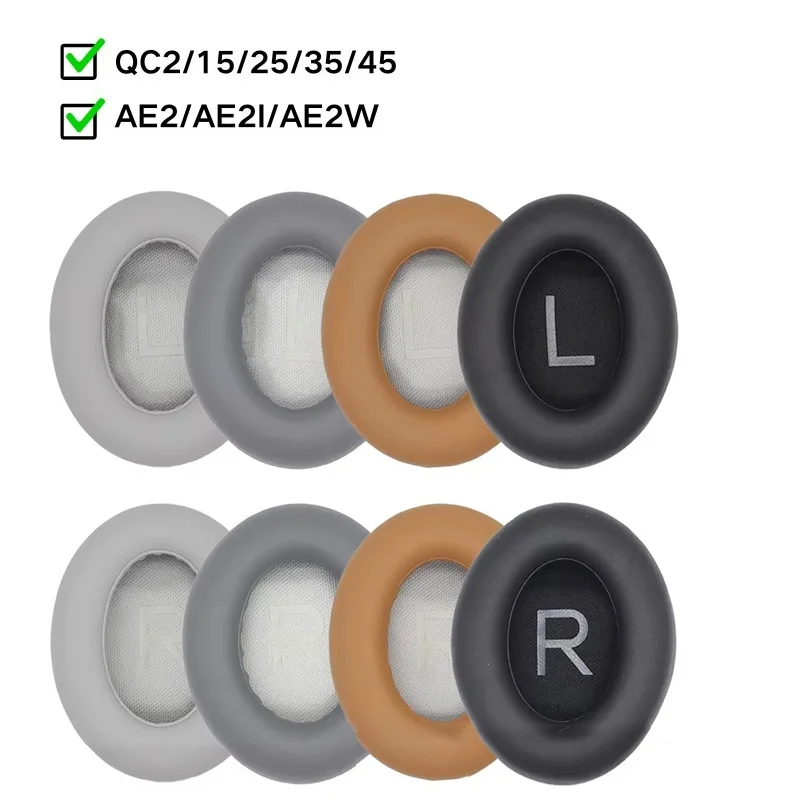 Ersatz-Ohrpolster für Bose QC2/QC15/QC25/QC35 AE2/2W/2i Kopfhörer, Ohrpolster aus Memory-Schaum, Zubehör, Ersatzteile