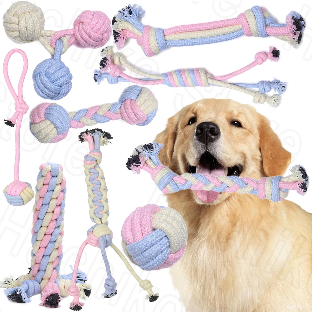 Dog Toys For Small Dogs Aggressive Chewers Interactive Indestructible Dog Toys Rope Activity Intelligent Pet Dog Accessories