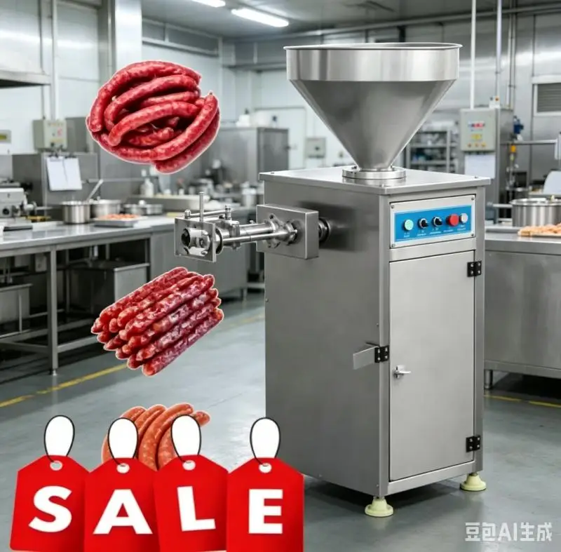 Machine à saucisses pneumatique pour un remplissage précis et efficace des viandes, machine de remplissage quantitative de saucisses pneumatique personnalisée