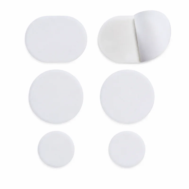 Self-Adhesive White Shoe Repair Patches, Sneaker Heel Anti-Wear Protector Stickers, Flexible Fabric Shoe Hole Repair Patches view 4