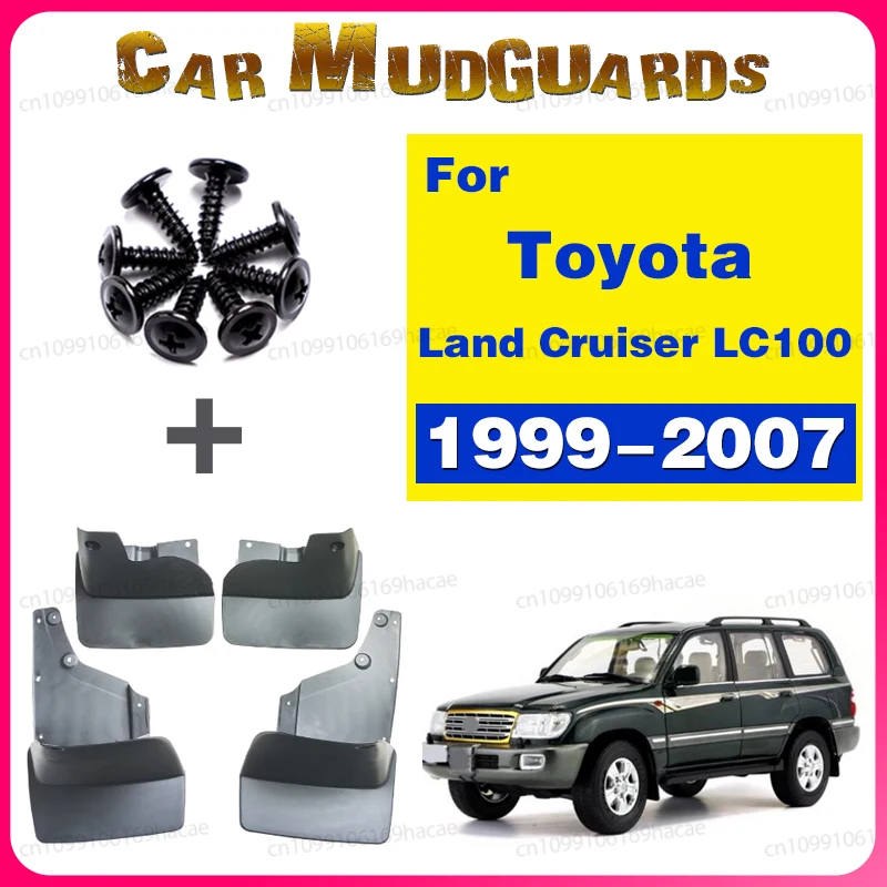 

For Toyota Land Cruiser LC100 FJ100 J100 1999~2007 Car Mudguards Lexus LX 470 Mudflaps Guards Mud Flaps Fender Auto Accessories
