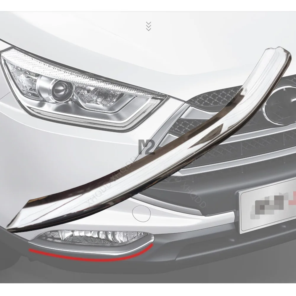 

Chrome Plated Trim Strip Under Front Fog Lamp For Jac s3