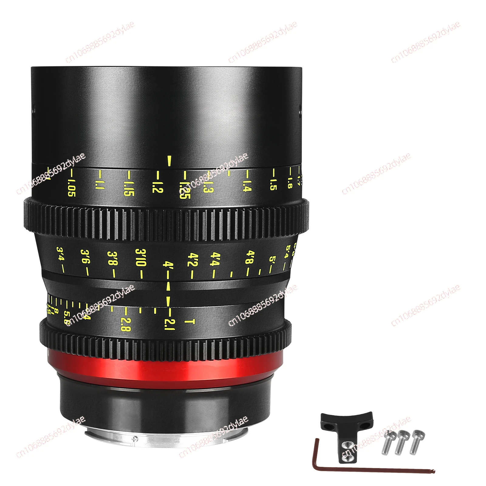 New 105mm T2.1 Movie Lens, Suitable for Full Frame Movie Camera System EF Mount PL Mount