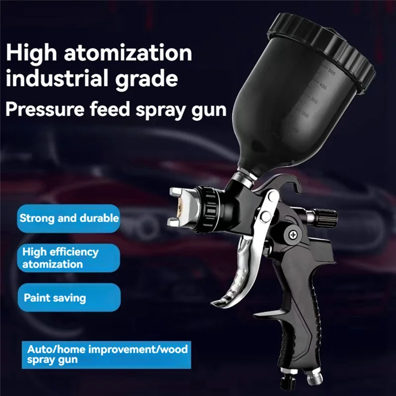 

BMBY-Spray Gun Hvlp Air Paint Sprayer Hvlp Air Paint Sprayer 1.3 Caliber Nozzle Spray Gun Paint Spray Gun High Atomization A
