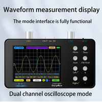 Compact Portable Digital Oscilloscope 50M Sampling Rate 10M Analogue Bandwidth Handheld Current Oscilloscope Cellphone Repairs L