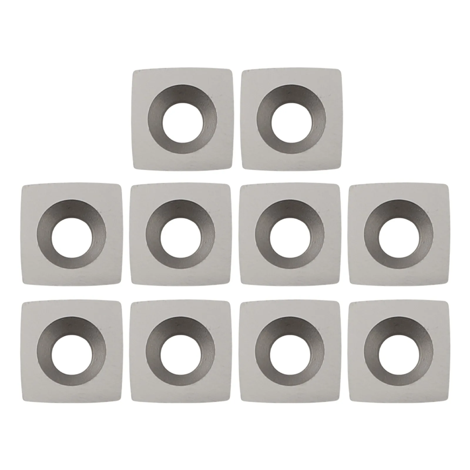 Carbide Blade Inserts (10pcs) 11mm x 11mm x 2 0mm for Woodworking Tools Features Four Cutting Edges for Extended Use