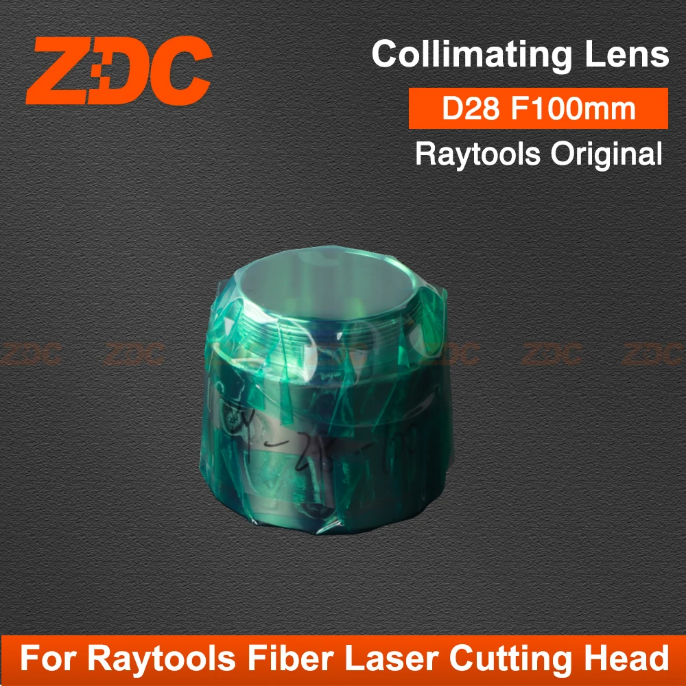 Imagem -02 - Zdc Raytools Original Colimador Lente de Foco D28 F100 F125 mm com Suporte da Lente para Raytools Bm109 Fibra Cabeça Corte a Laser