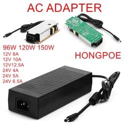 NEW 96W 120W 150W Power Adapter Supply AC 110V/220V To DC 12V 24V Lighting Transformer 4A 5A 6.5A 8A 10A 12.5A LED Strip Adapter