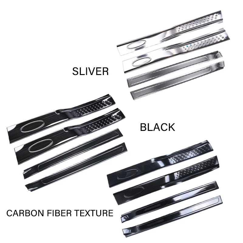 

Car Welcome Pedal Trim Door Sill Protection Stickers Car Door Protector CAR ACCESSORI For Smart Fortwo Forfour 453 2015 - 2020