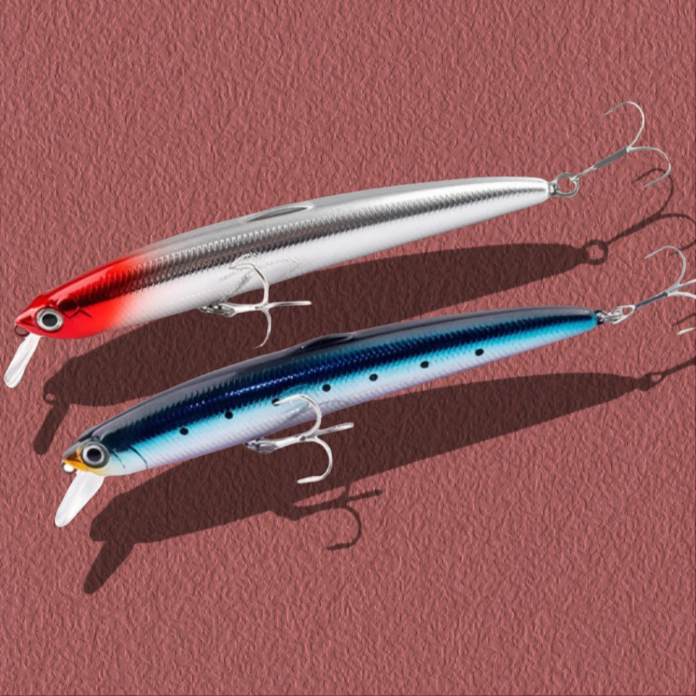 1PCS Saruna Minnow Fishing Lures 125mm 16g Shallow Floating Casting Swimbait Saltwater Bass Tuna for Smith Fishing Jerkbait