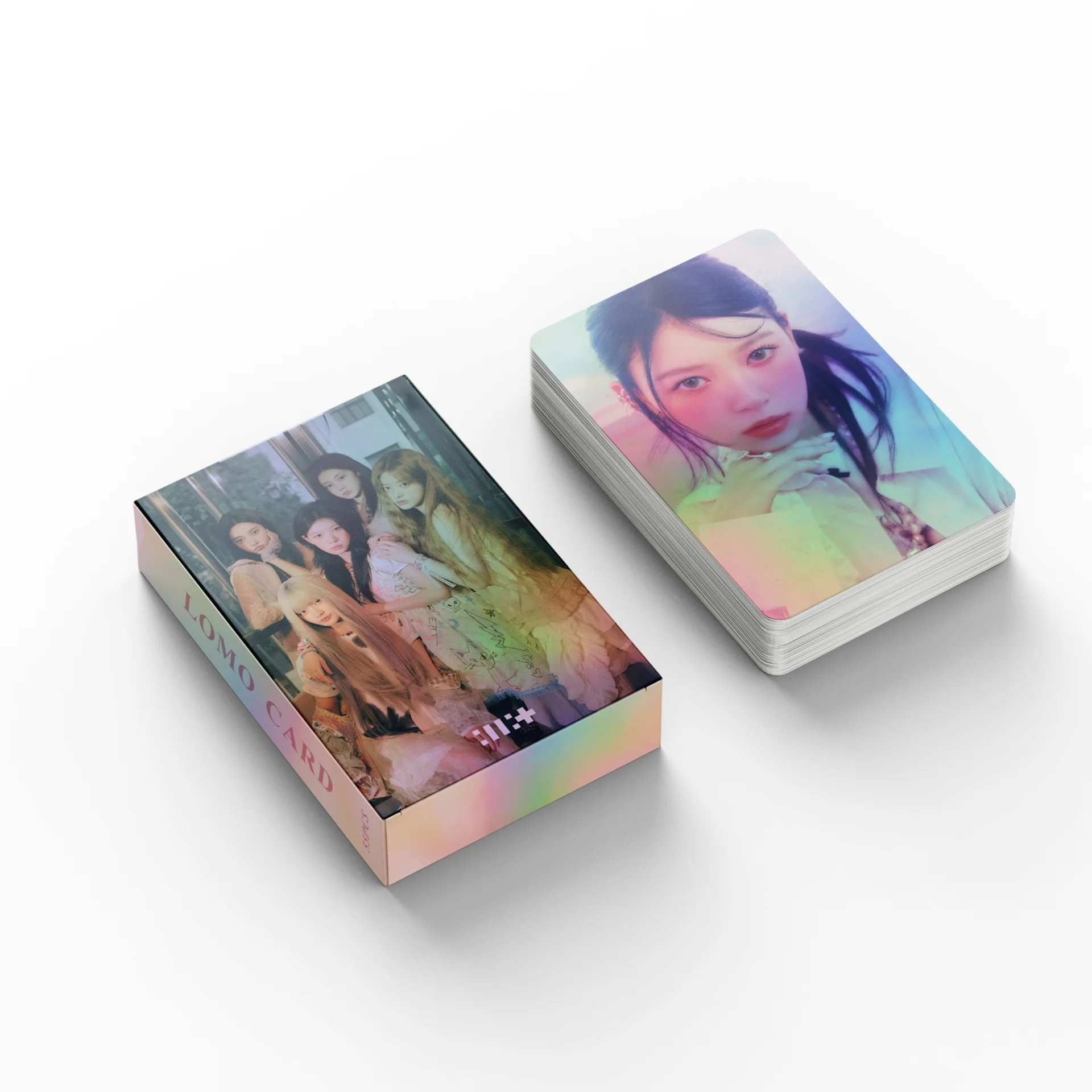 55Pcs/Set Kpop ILLIT New Ablum I'LL LIKE YOU Lomo Card HD Photo Print Pictures Photocard For Fans Collection Postcards Gifts