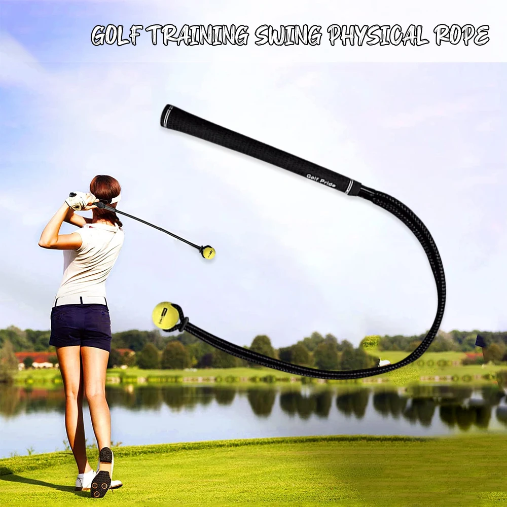 Golf Swing Trainer Rope Golf Practice Training Aids Beginner Postural Correction Warm-up Exercise Assistance Golf Sport