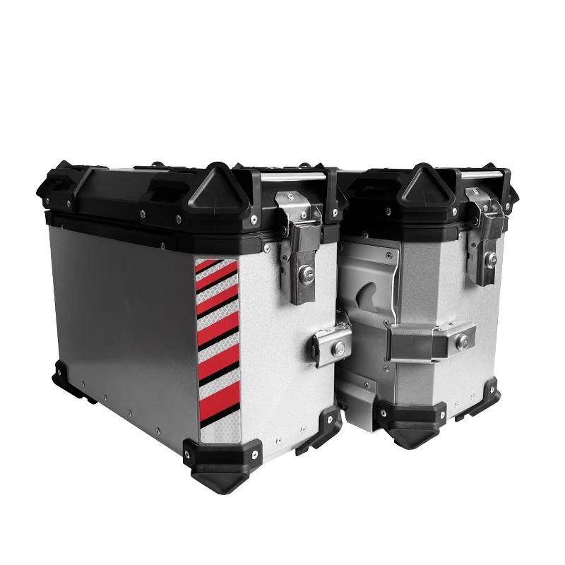 

38 L Bike Side Box For Storage Motorcyclside Box Saddle Bags Motor Aluminum Alloy Panniers Motorcycle Side Boxes