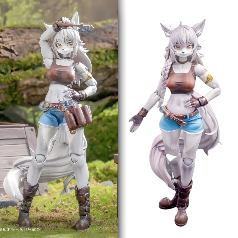 

Ladotoys Era-001 Liya-Alopex Fix Ver. 1/12 Scale Collectible Action Figure - Beautiful Girl Fox for Mystic Land Furry Fandom