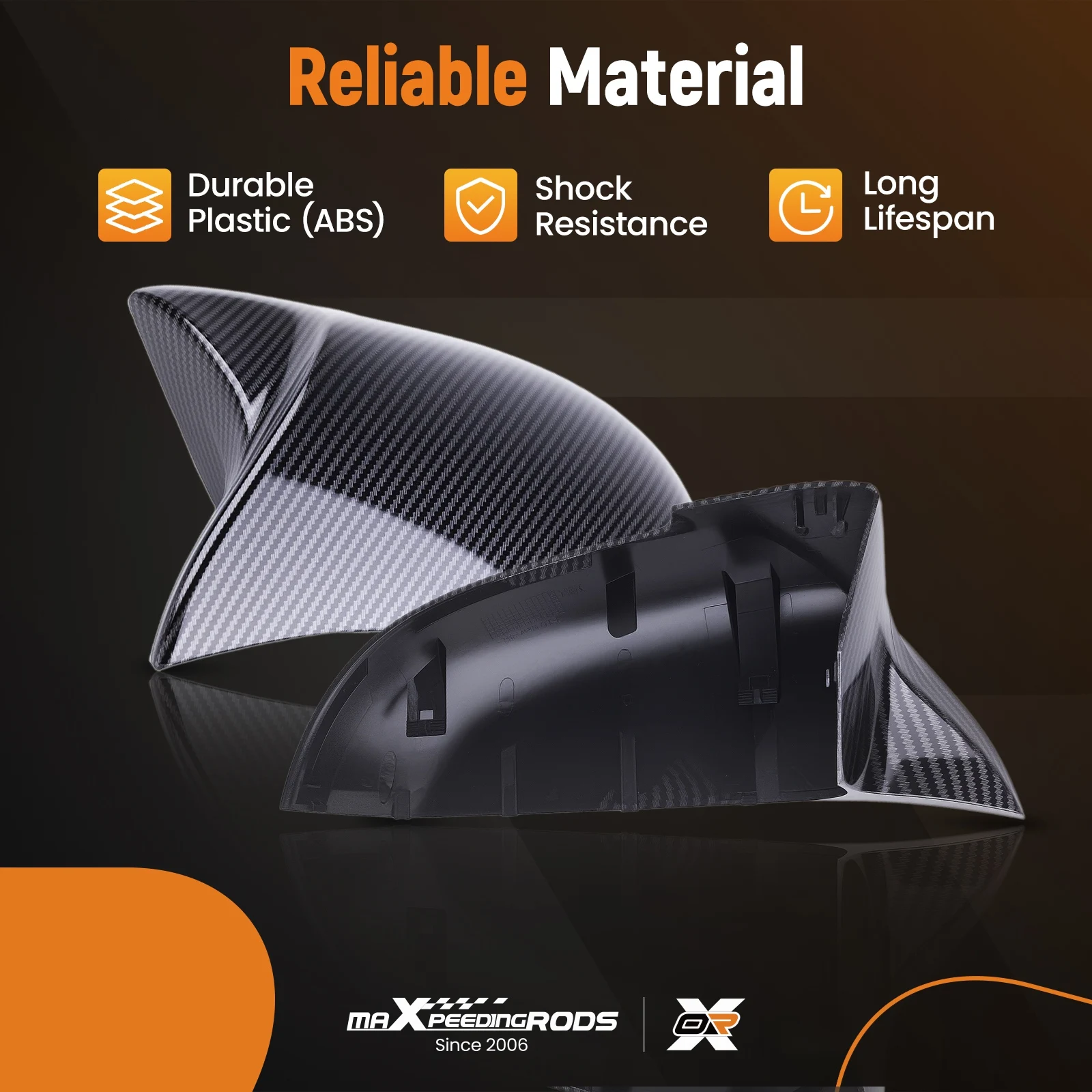 

Накладки на боковые зеркала для BMW 5, 6, 7 серии GT F10 F11 F07 2014-18 51167308684