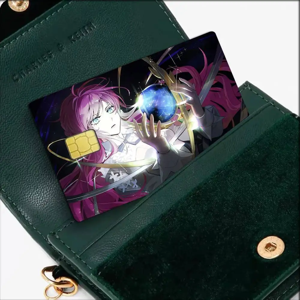 Villains Are Destined to Die Penelope Waterproof Film Skin Cover Credit Card Stickers Debit Front Bank Bus Pass