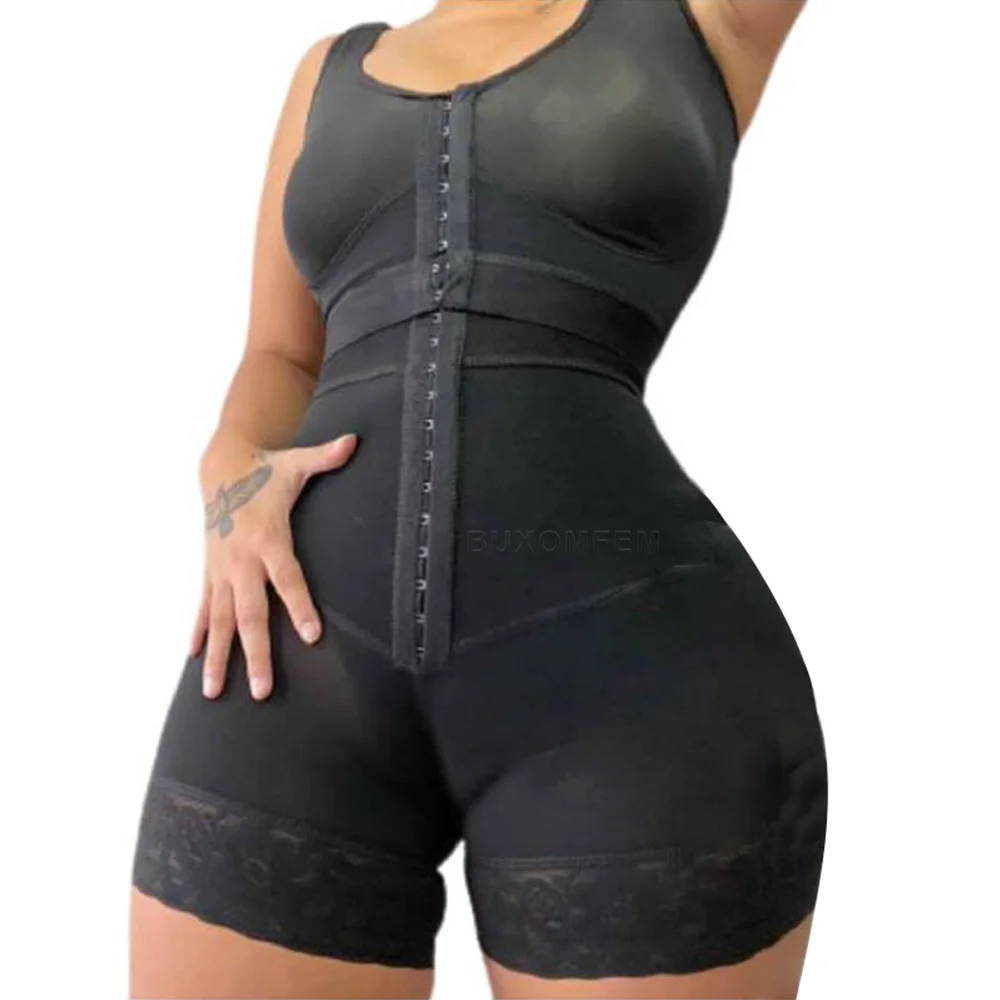 Daily Use Sculpting Faja High Compression Butt Lifter Fat Burning Soft Adjustable Lose Weight Product Waist Trainer shaper