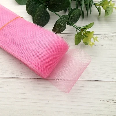 Soft Polyester Mesh Ribbon Flat Plain Crinolines Braid With Horsehair Fabric For Hats/Craft/Wedding Dress Sewing Accessories view 4