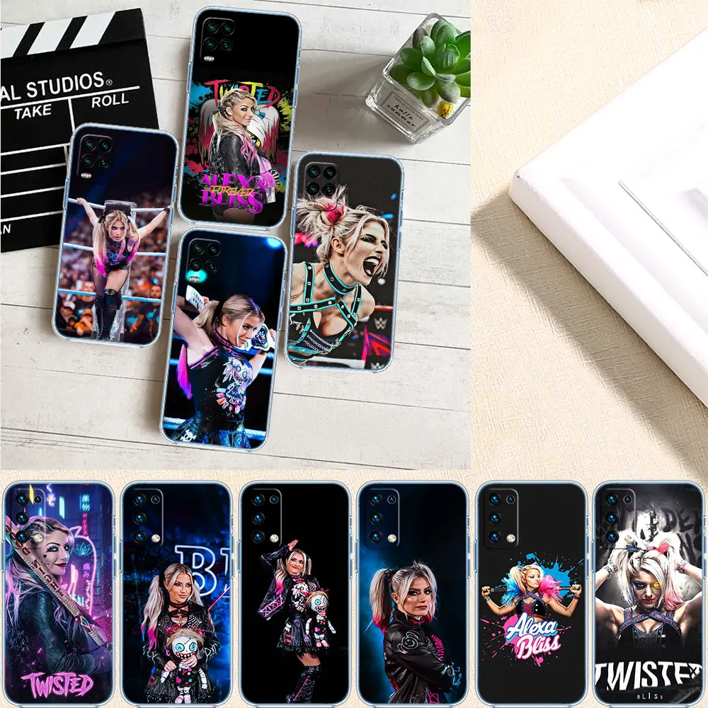 Étui de téléphone transparent souple Alexa Bliss KH4 pour Samsung Galaxy A04 A04S A14 A23 A34 A54 M23 M33 M52 M53