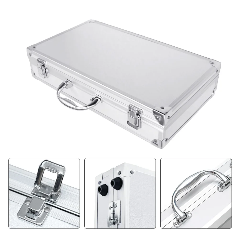 Aluminum Alloy Portable Tool Box Instrument Equipment Suitcase Professional Tool Storage Toolbox Organizer With Cotton