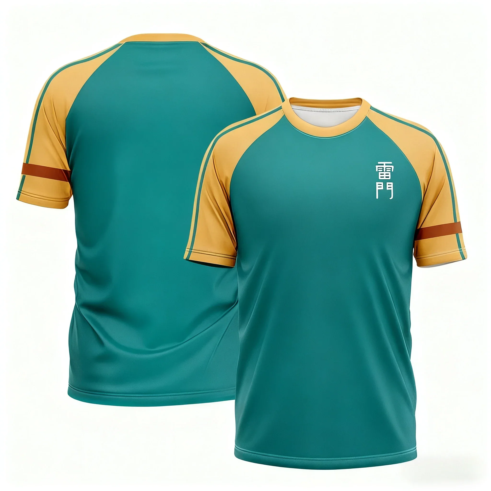 Lightning Eleven Anime 3D Print Sport Quick-Dry Breathable Men T-Shirt Harajuku Football Jersey Team Uniform Short Sleeve Summer
