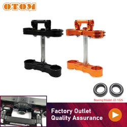 OTOM For KTM Motorcycle Steering Stem Assembly Upper/Lower Triple Tree Clamps And Riser Adaptor Bar Mount SX EXC XCW XCF 125-530