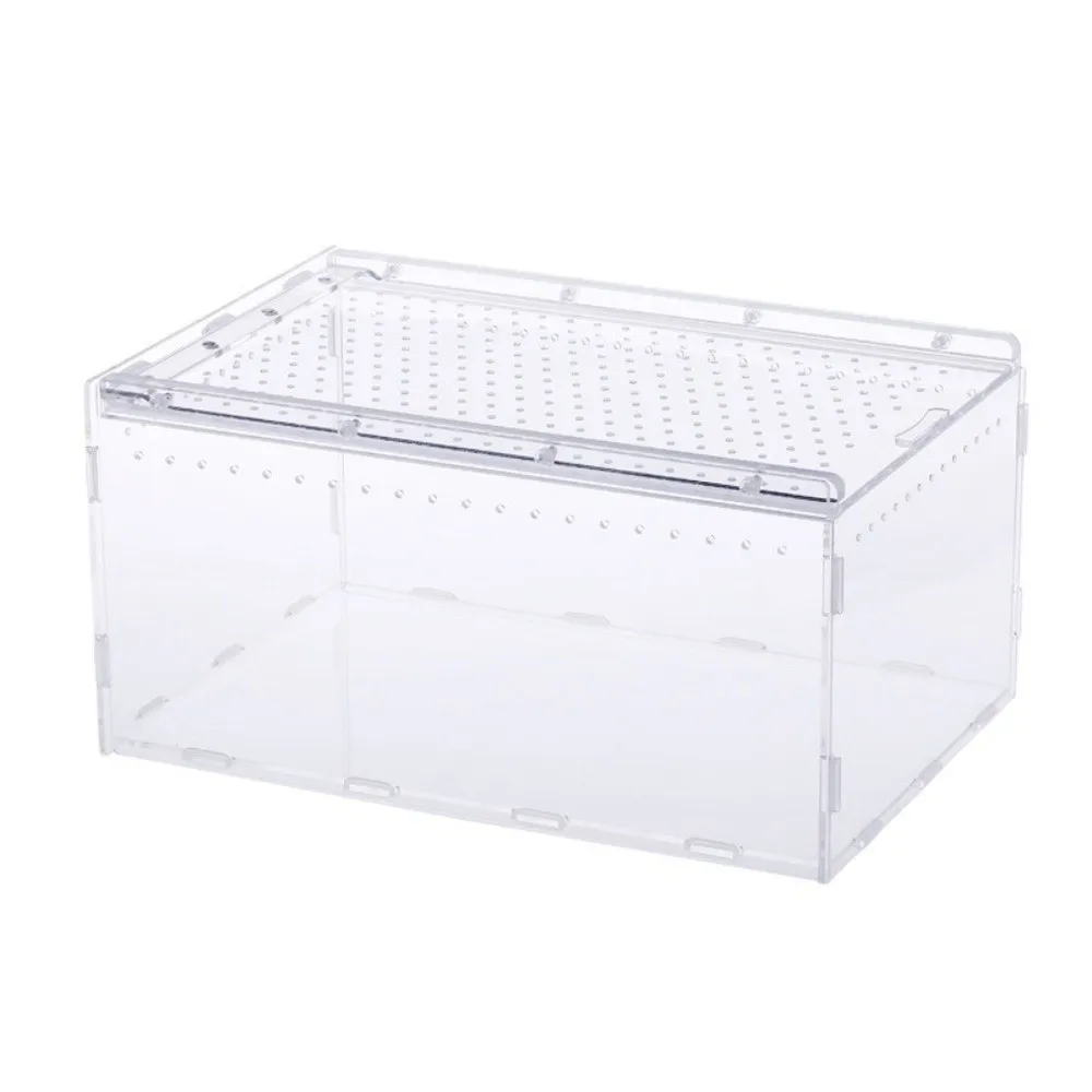 New Transparent Reptiles Terrarium Acrylic Easy to Install Reptile Kennel Ventilated Anti-escape Lizard Breeding Box for Snake - view 4