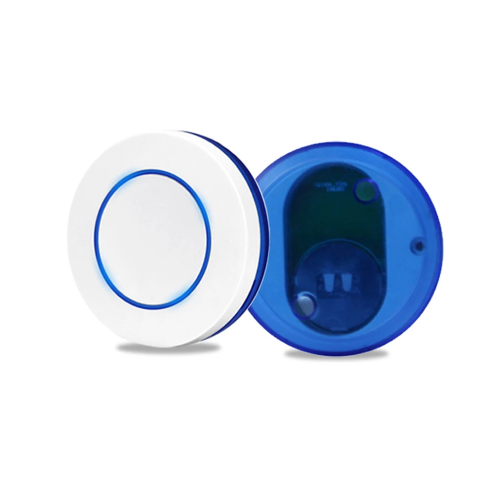 433MHz One-Button Round Wall Mounted Wireless Remote Transmitter Switch for Home and office