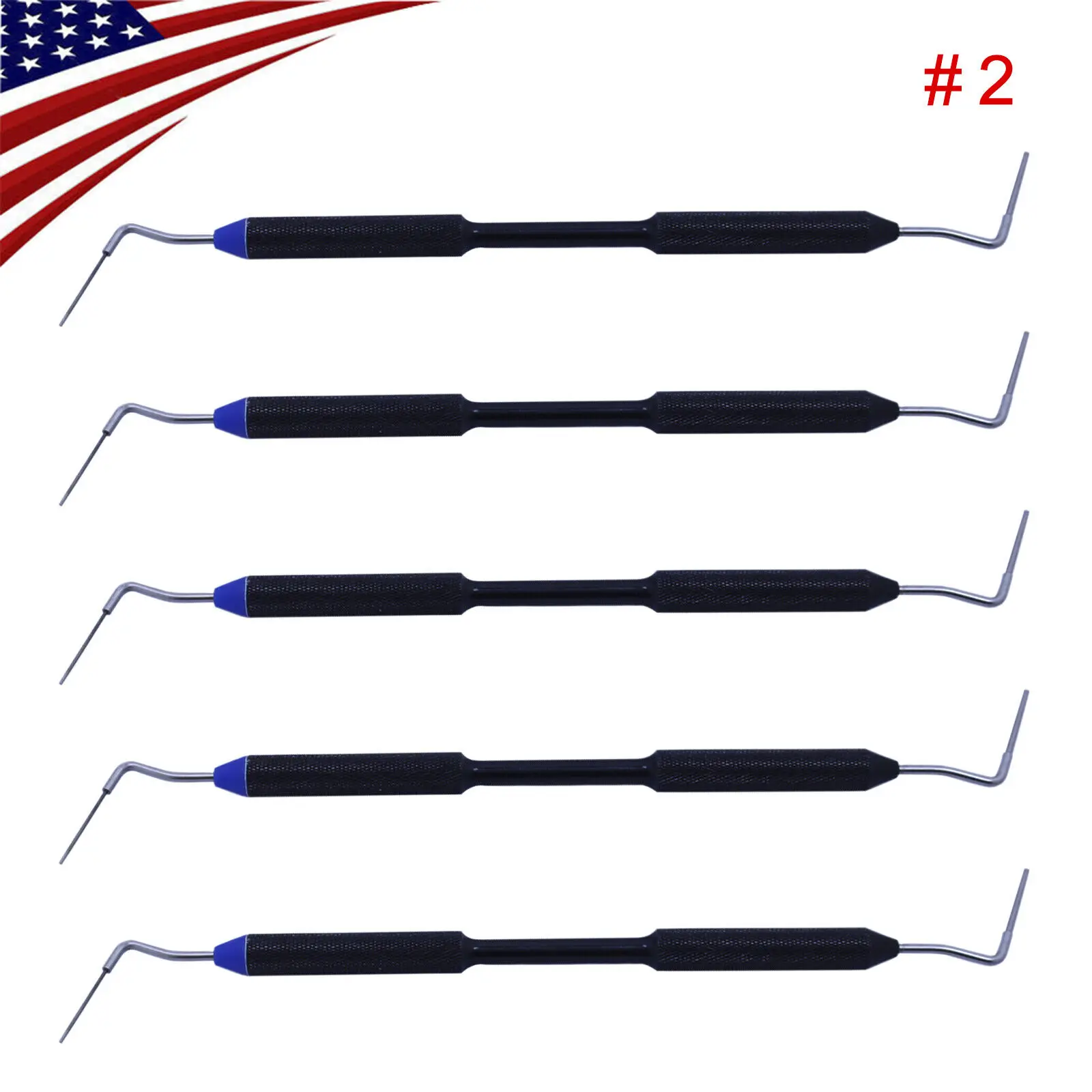 

1-5PCS Dental Sybronendo Endo Buchanan Hand Plugger Niti Tip Fill Obturation #2