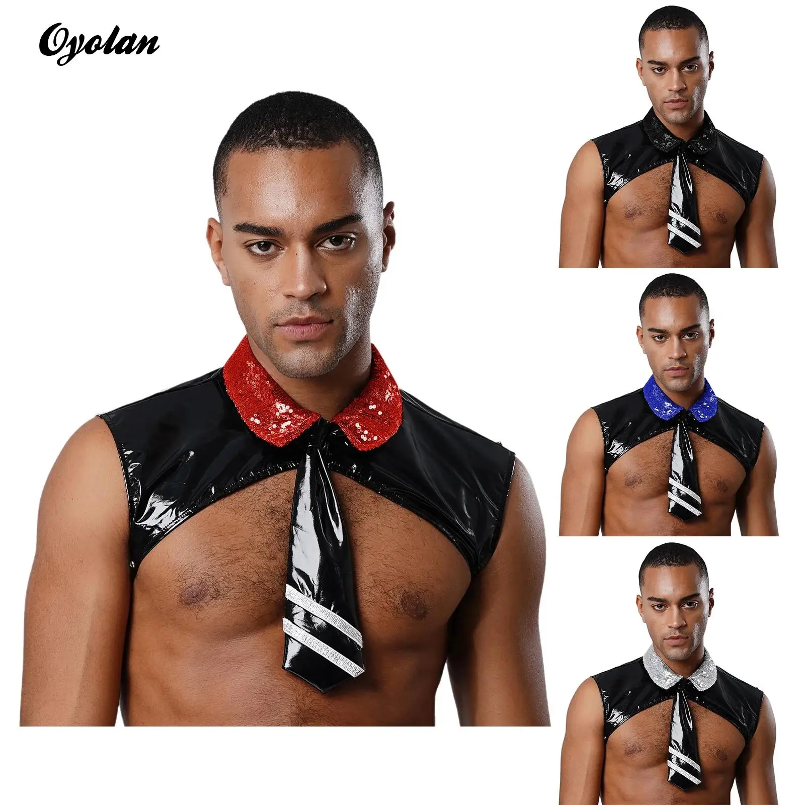 

Mens Sexy Body Chest Harness Belt Sexy Cosplay Outfits Club Harness Belt Bondage Adjustable Strap Belt With A Tie Rave Costumes