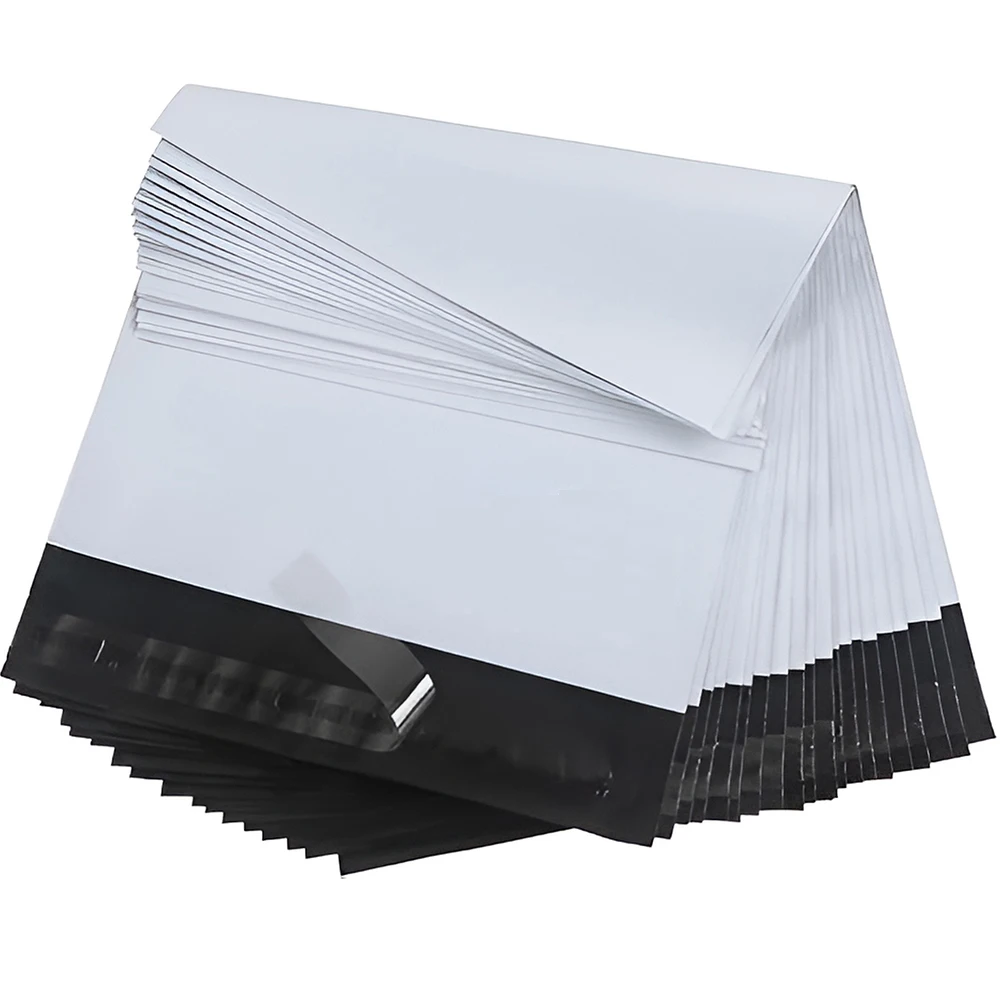 10/20/40 Packs de pochettes d'expédition en polyéthylène auto-adhésives, résistantes aux déchirures et imperméables, pour l'emballage et l'envoi postal
