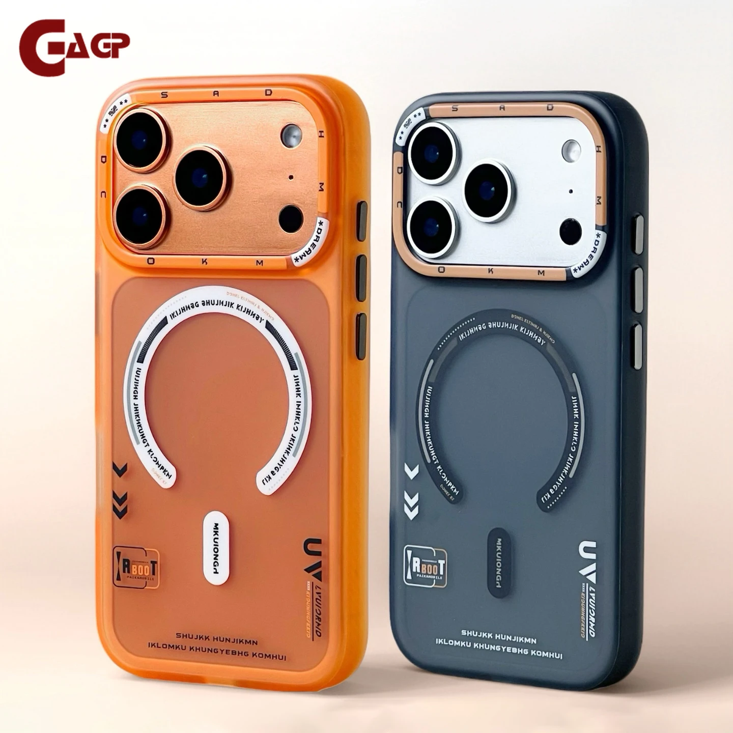 Mattierte, durchscheinende Magnethülle für iPhone 17 Pro Max 16 15 14 13 12 Pro Max 17 Air für Magsafe, stoßfeste Soft-Edged-Abdeckung