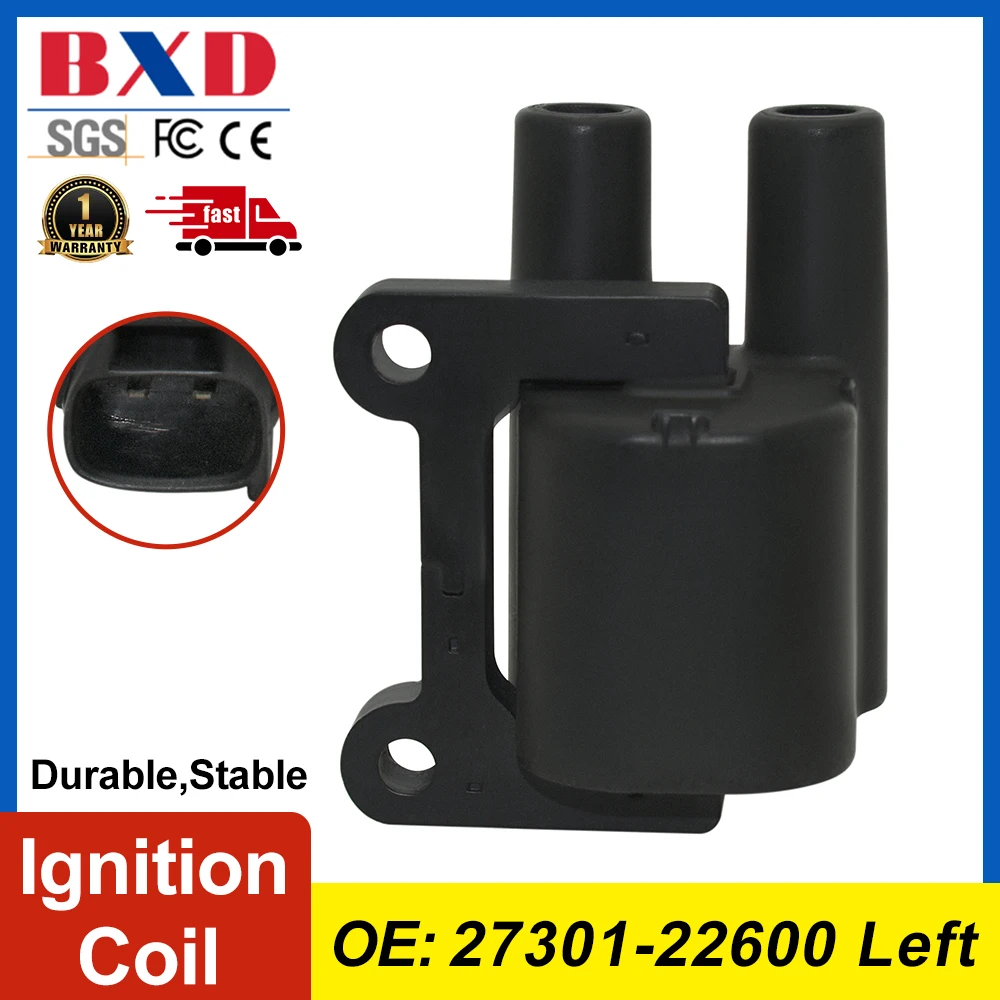 

Ignition Coil 27301-22600 for HYUNDAI ACCENT II Saloon (LC) 1.3 G4EA 1341 63 Saloon 2000-2005 GETZ (TB) 1.3 G4EA Hatchback