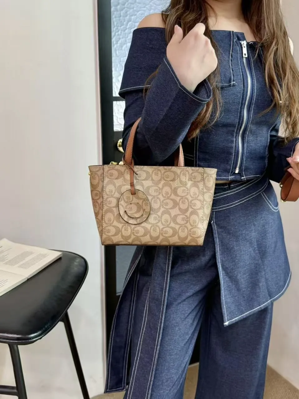 2025 Nuevo modelo Bolso de mano Bolso de mano retro, bolso de cesta, bolso práctico